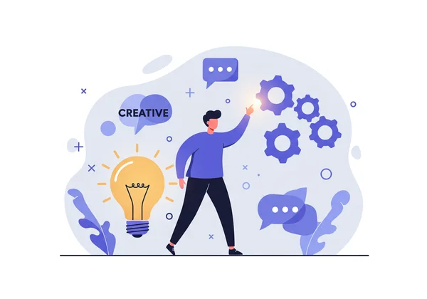 Person with various modern skills like critical thinking, digital literacy.