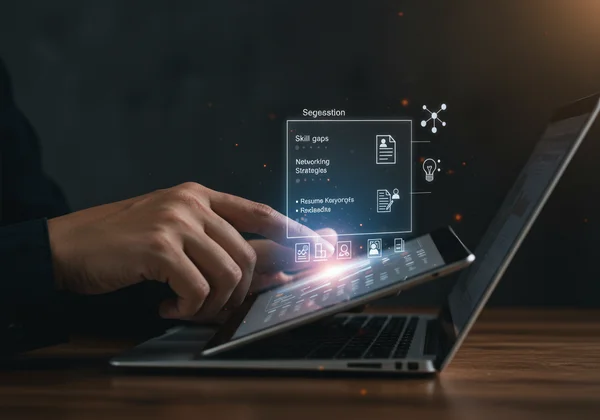 Digital career report showing actionable insights and recommendations
