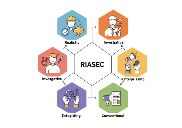 Holland Codes RIASEC model matching personalities to jobs